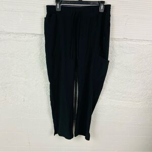 NWT SCRUB STAR Black Drawstring performance, straight leg, scrub Pants SZ MP